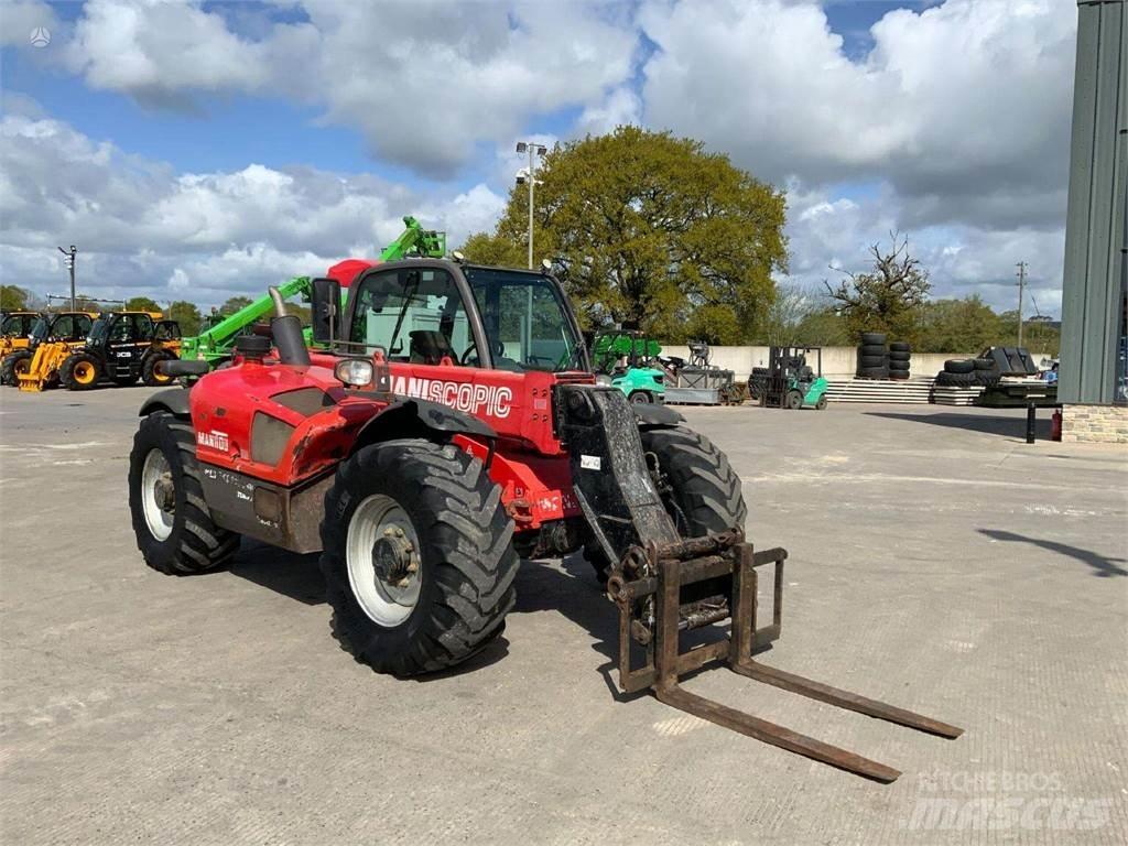 Manitou MLT741 프론트 로더 및 굴착기