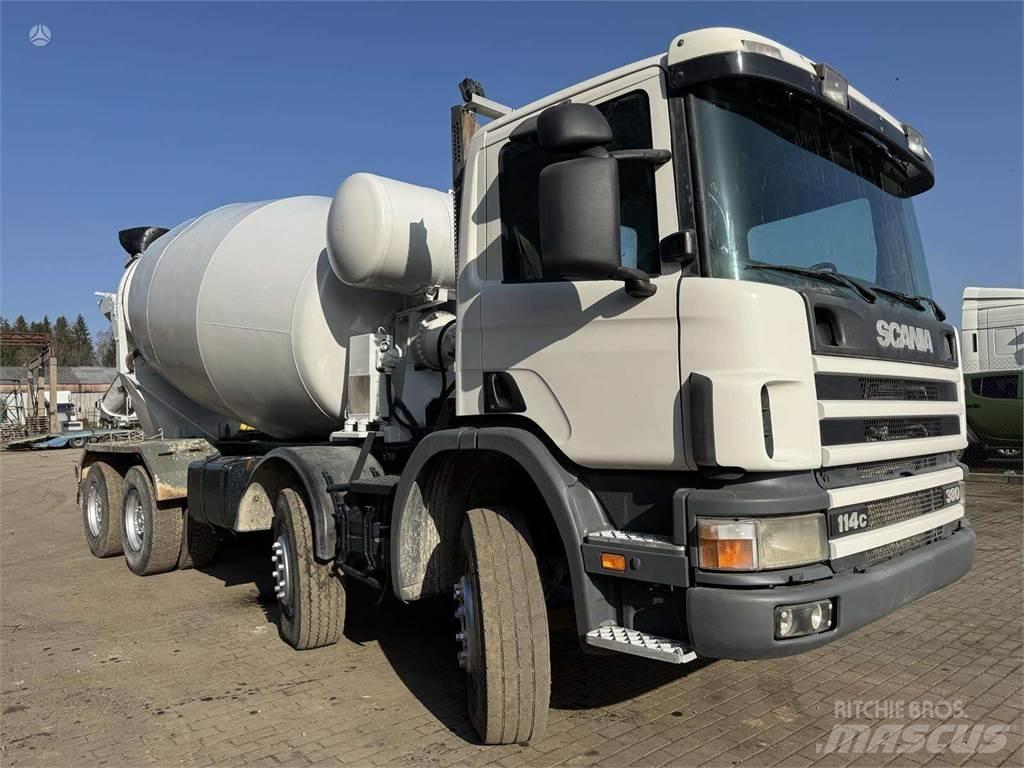 Scania P124 8x4 콘크리트 믹서트럭