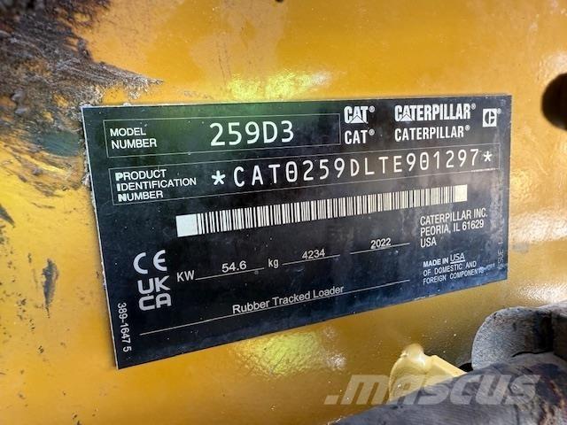 CAT 259D3  스키드로더