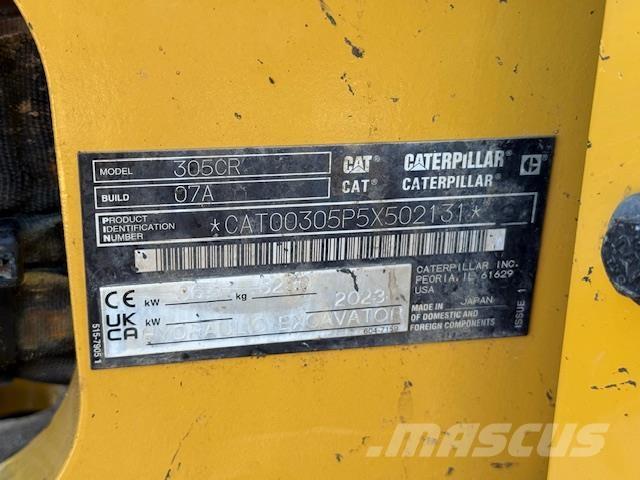 CAT 305 소형 굴삭기 7톤 미만