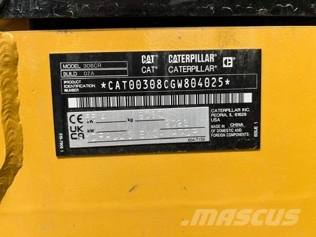 CAT 308-07 소형 굴삭기 7톤 미만