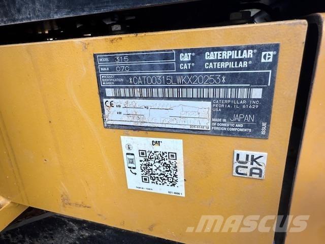 CAT 315 대형 굴삭기 29톤 이상