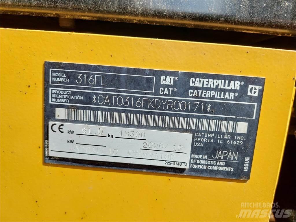 CAT 316FL 대형 굴삭기 29톤 이상