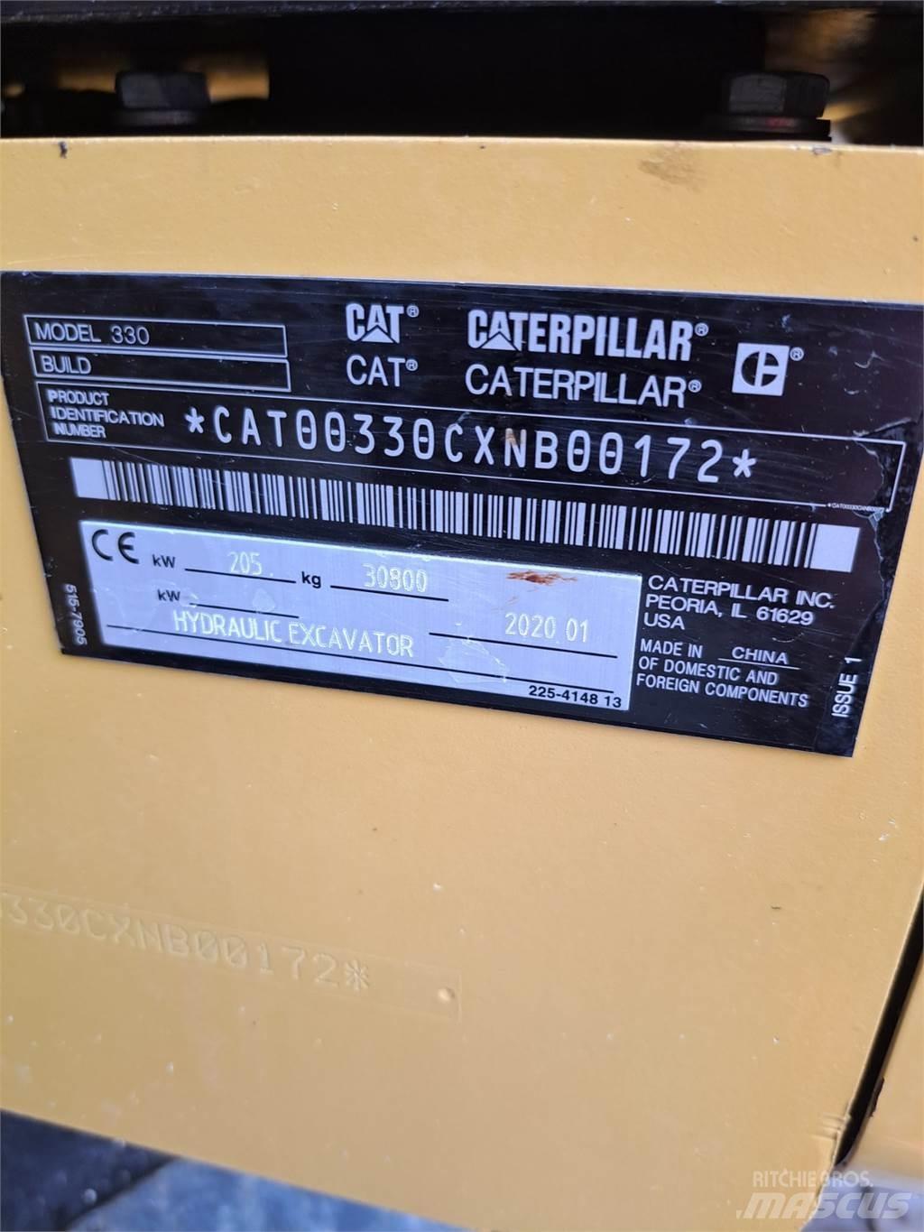 CAT 330 대형 굴삭기 29톤 이상