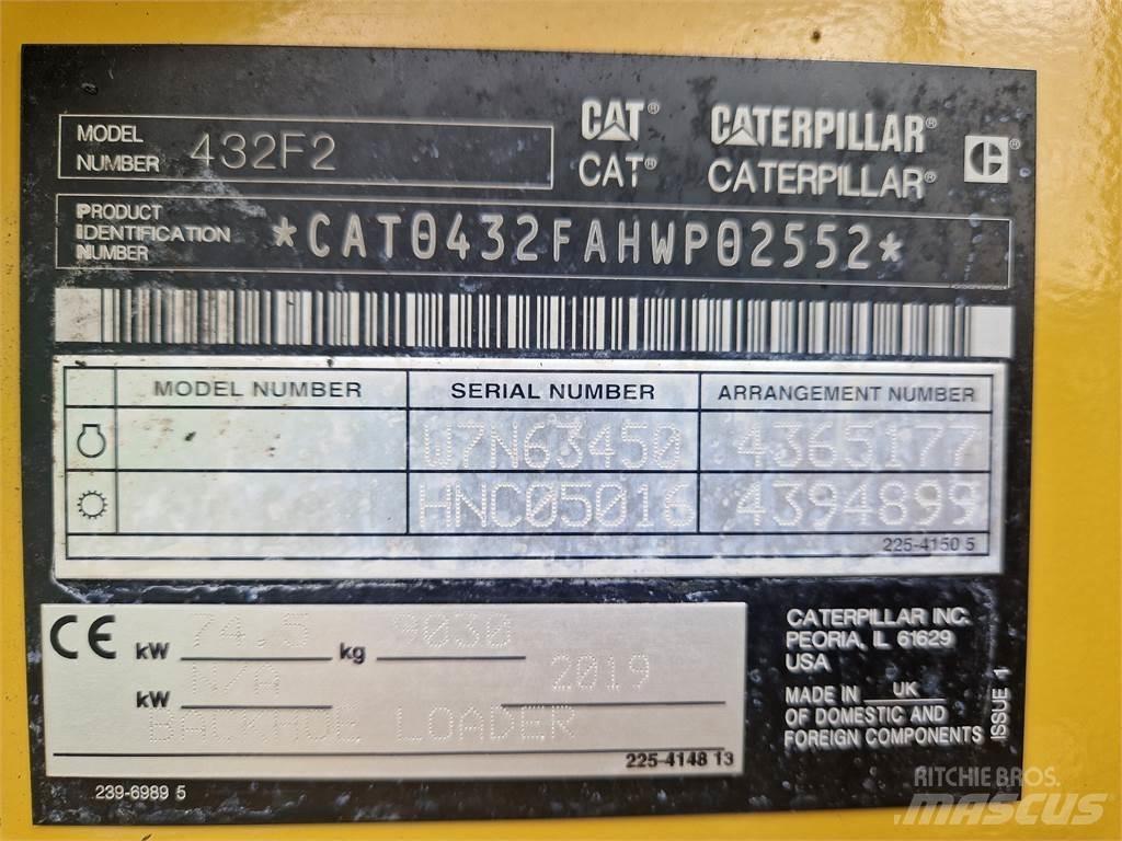 CAT 432F2 백호로더