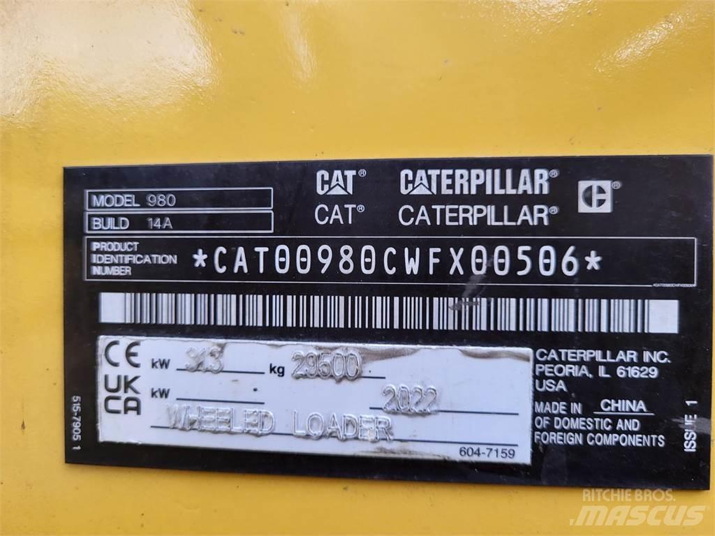 CAT 980 NG  휠로우더