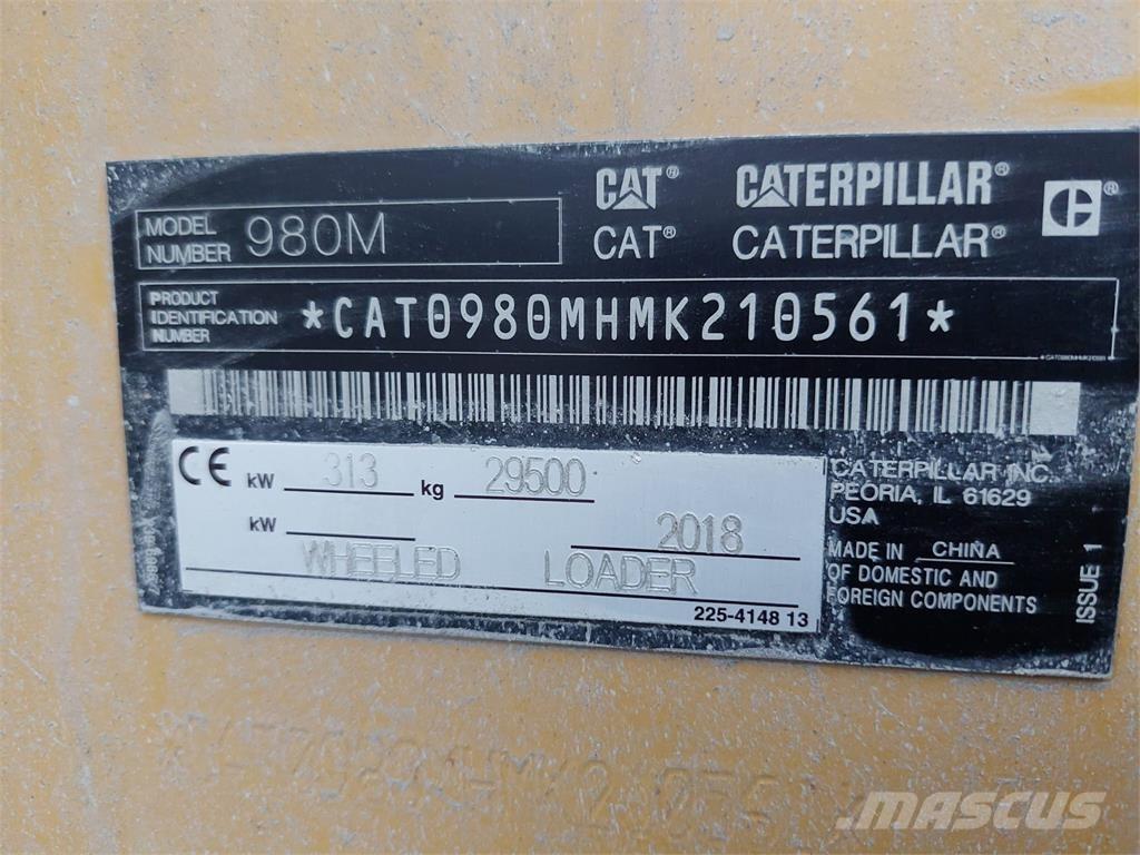 CAT 980M  휠로우더