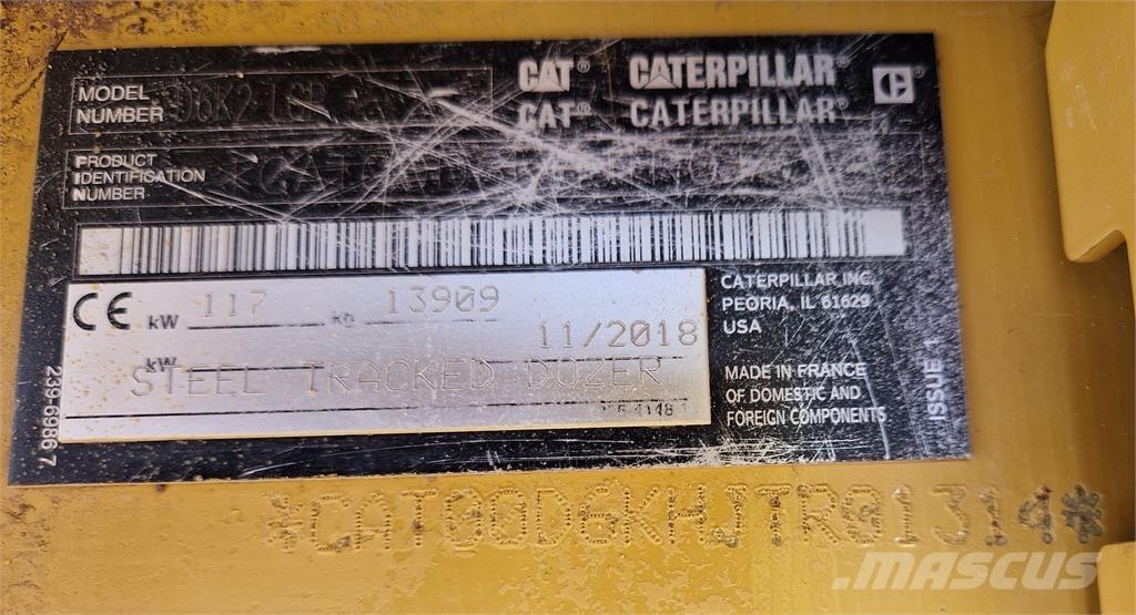 CAT D6K2 크롤러 도저