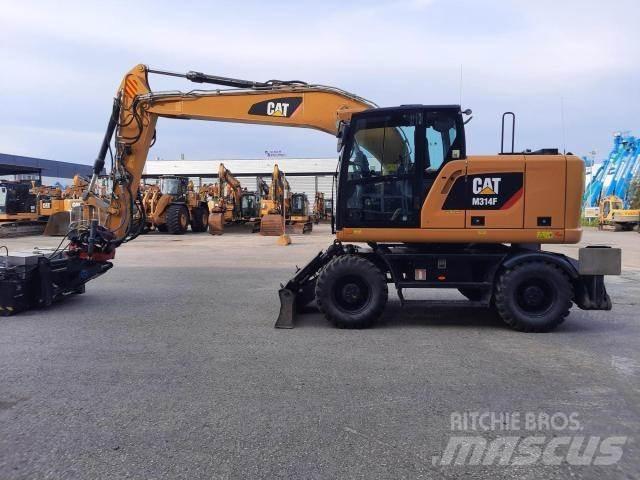 CAT M314F  휠 굴삭기