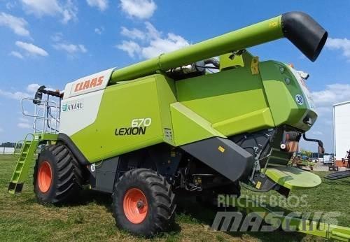 CLAAS Lexion 670 콤바인 수확기