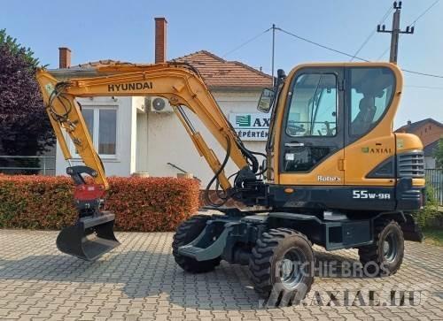 Hyundai R55W-9A  휠 굴삭기