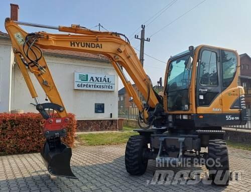 Hyundai R55W-9A  휠 굴삭기