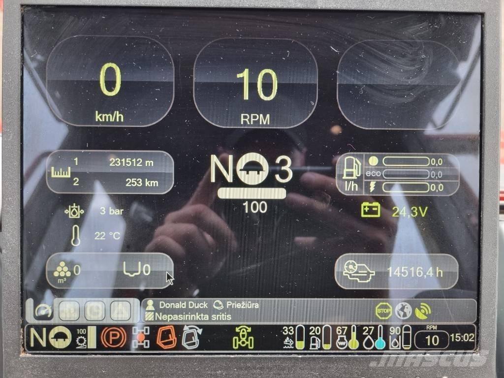 Komatsu 895 원목 포워더