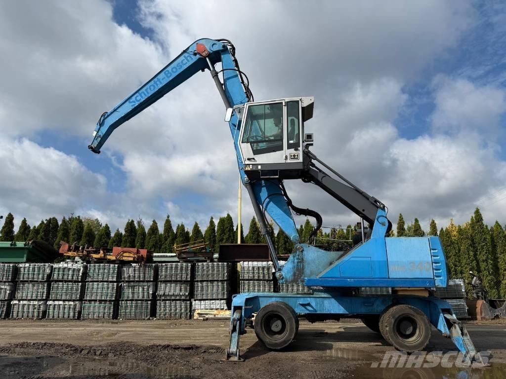 Terex Fuchs MHL 340 폐기물/산업 처리기