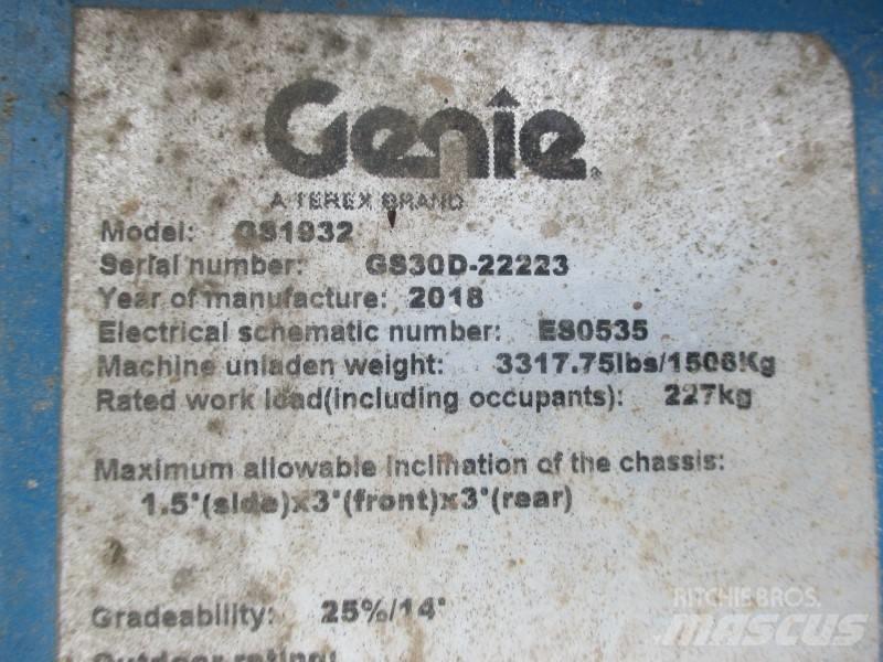Genie GS 1932 가위형 리프트