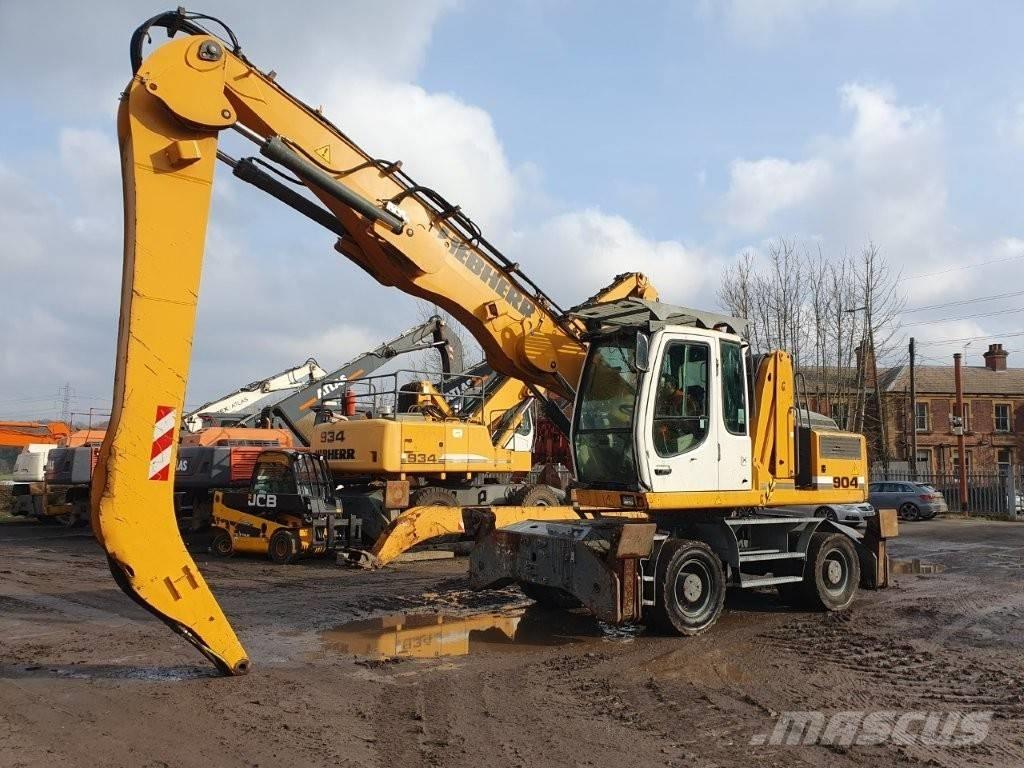 Liebherr A 904 C 폐기물/산업 처리기