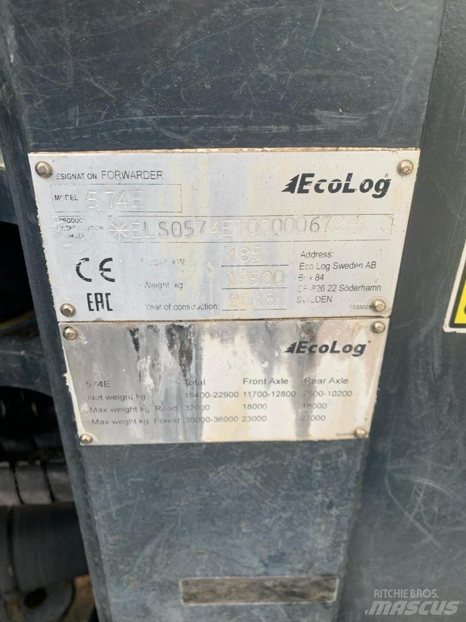 Eco Log 574 E 원목 포워더
