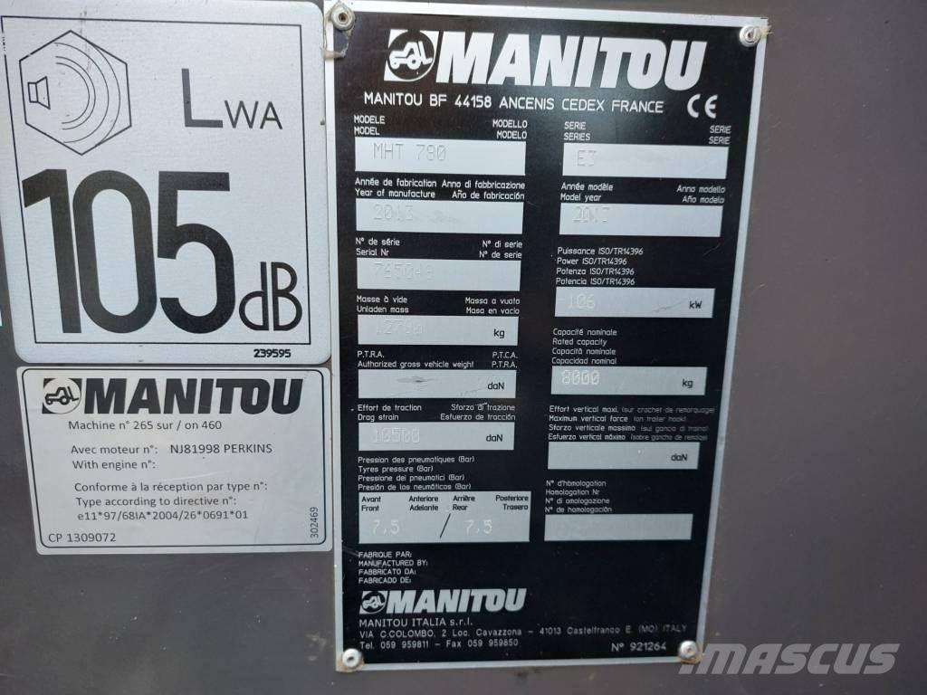 Manitou MHT 780 텔러 핸들러