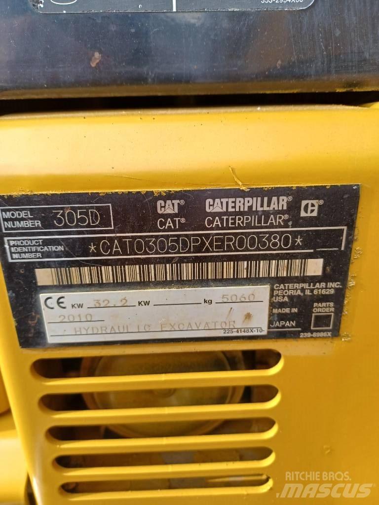 CAT 305 소형 굴삭기 7톤 미만