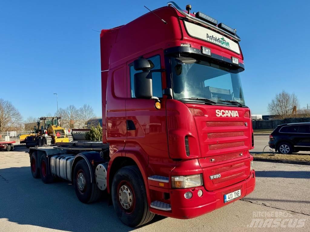 Scania R 480 케이블 리프트 탈착식 트럭