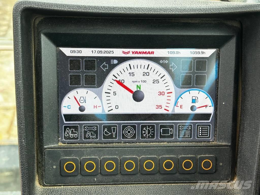 Yanmar B 110 W  휠 굴삭기