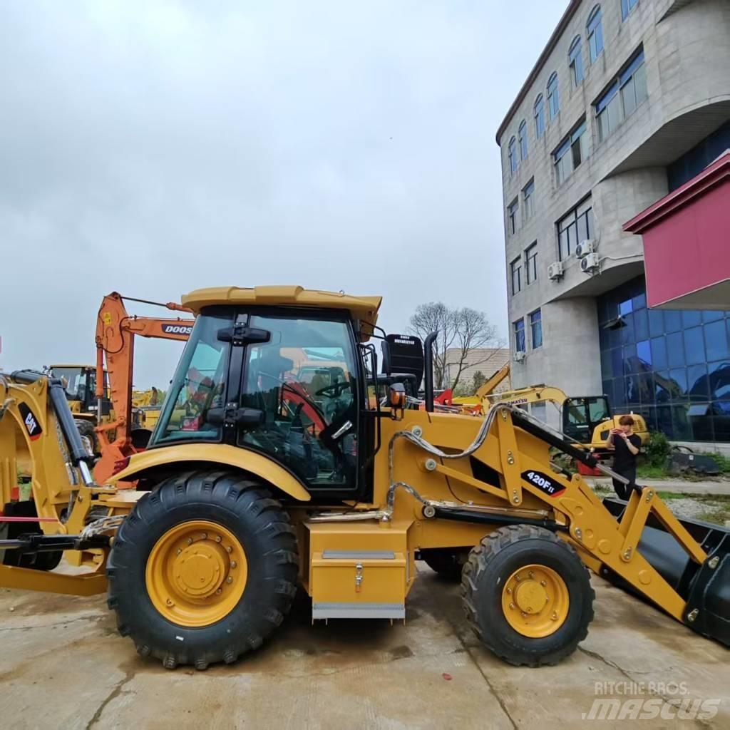 CAT 420 백호로더