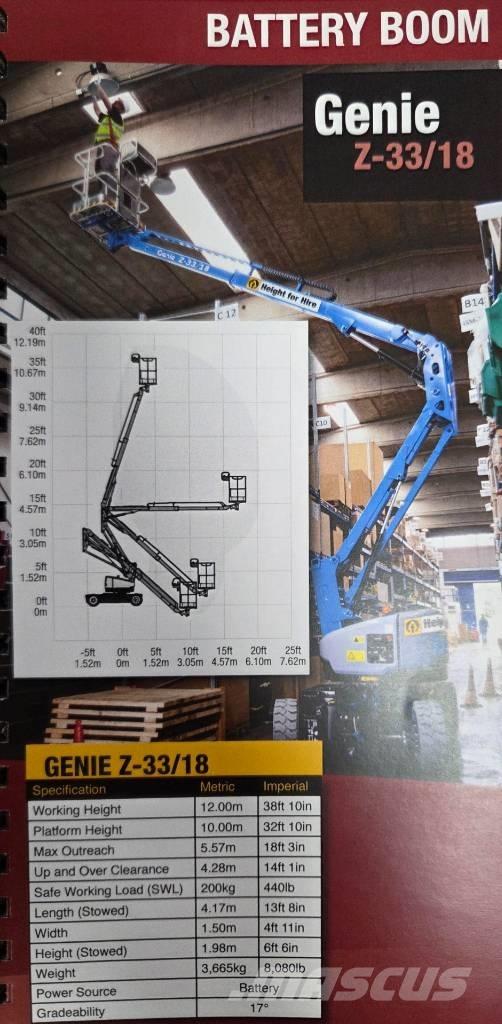 Genie Z 33/18 관절형 전동이동 리프트