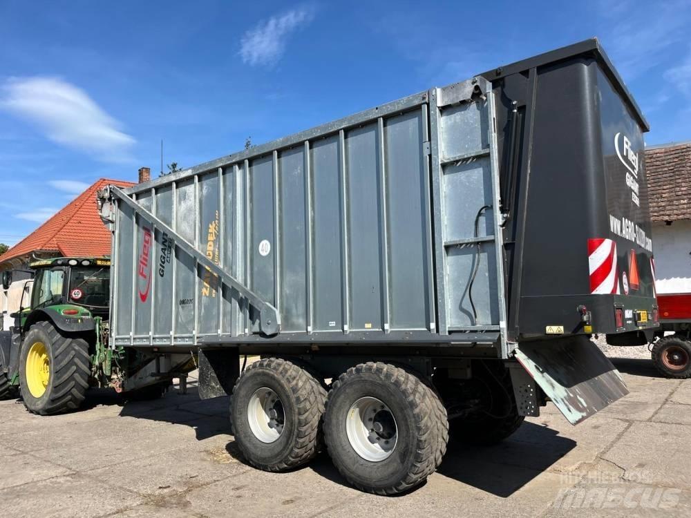 Fliegl ASW 271 플랫베드/드롭사이드 세미 트레일러