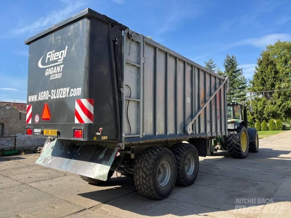 Fliegl ASW 271 플랫베드/드롭사이드 세미 트레일러