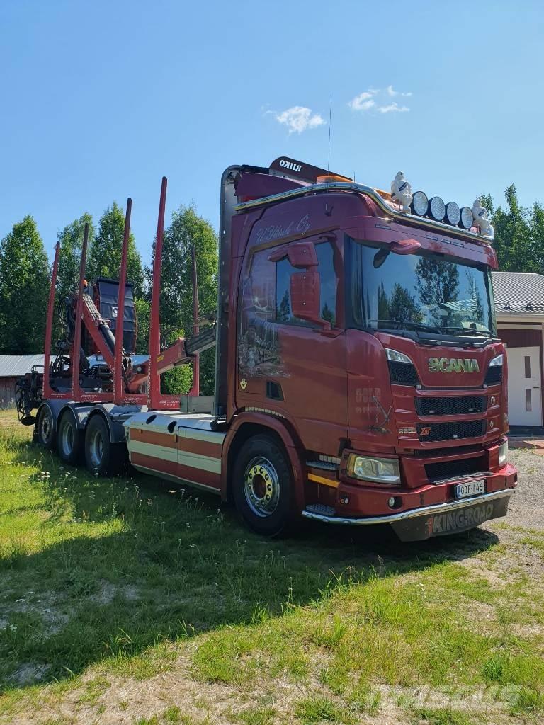 Scania R 650 목재 트럭