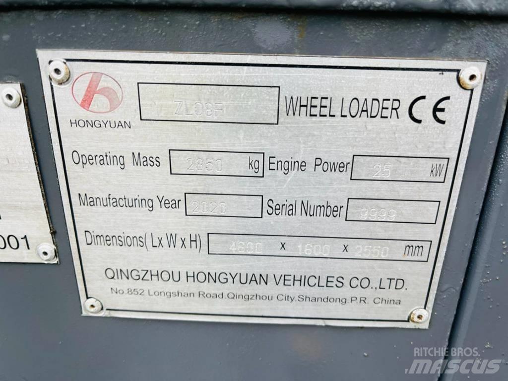 Hongyuan ZL08F  휠로우더