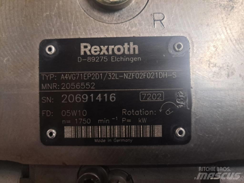Rexroth A4VG71 EP2D1 유압식 기계