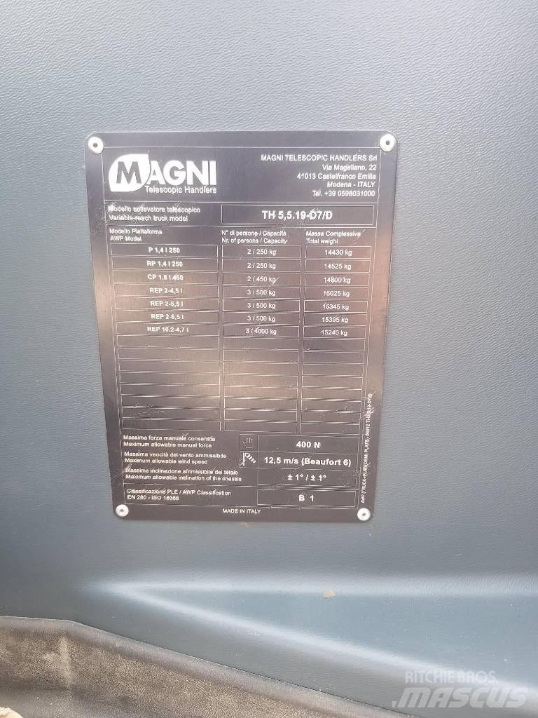Magni TH 5.5 19 P 텔러 핸들러