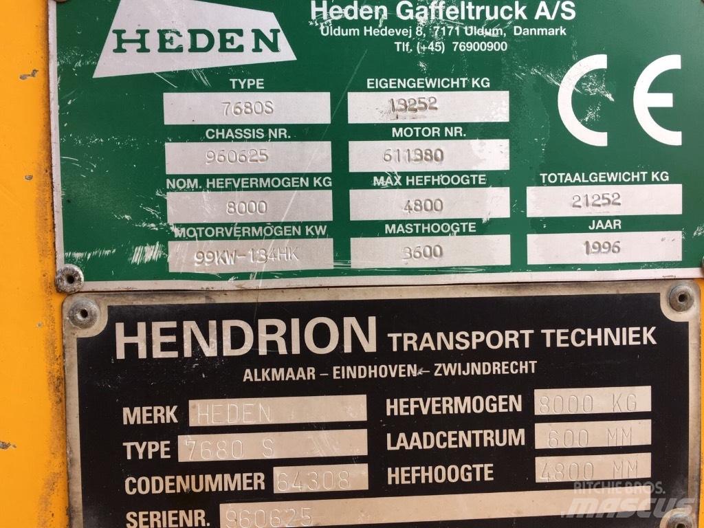Heden 7680S 디젤 지게차