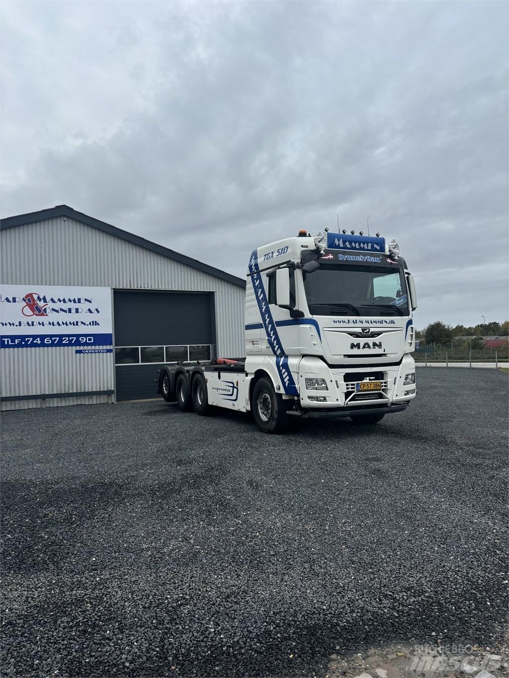 MAN TGX 35.510 훅 리프트 트럭