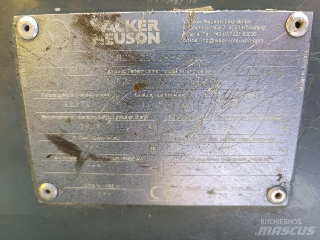 Wacker Neuson EZ17e 대형 굴삭기 29톤 이상