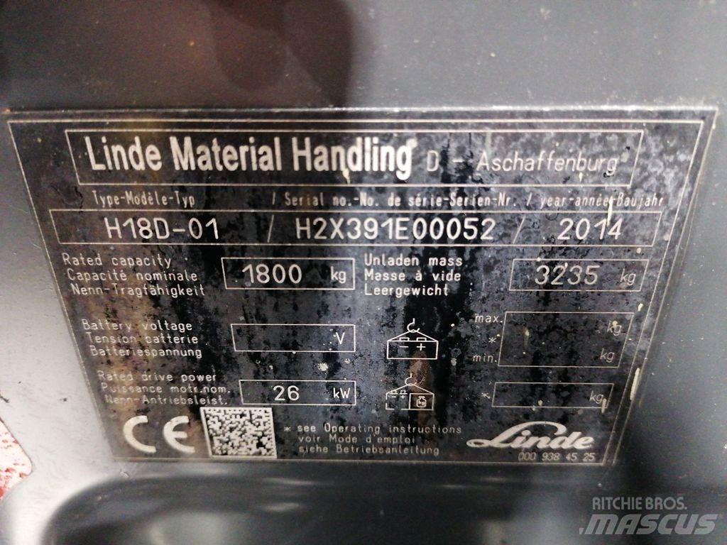 Linde H18D-01 디젤 지게차