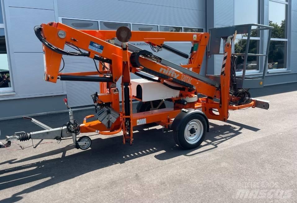 Niftylift 120 TAC 트레일러 탑재 고소작업대