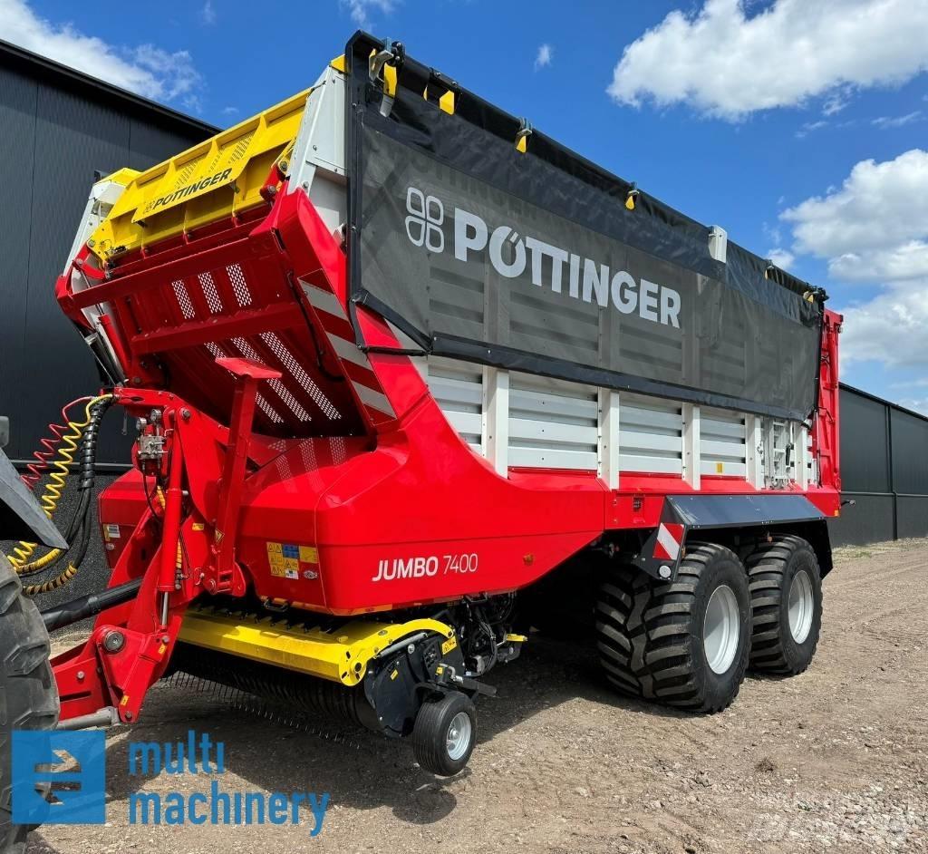Pöttinger Jumbo 7400 자동 적재 트레일러