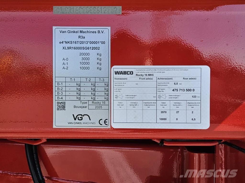 VGM Rocky 16 MK5 건설현장 덤프트럭