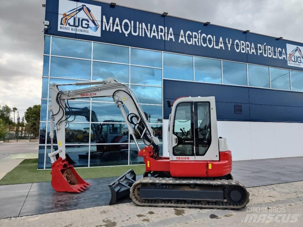 Takeuchi TB 80 FR 소형 굴삭기 7톤 미만