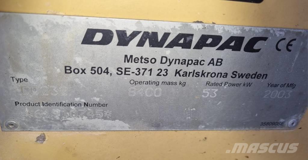 Dynapac CC 232 트윈 드럼 롤러