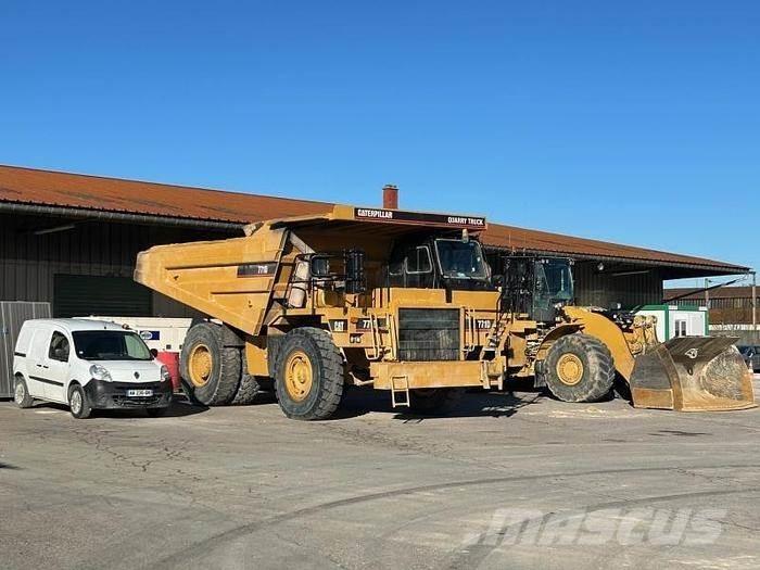 CAT 771D 건설현장 덤프트럭