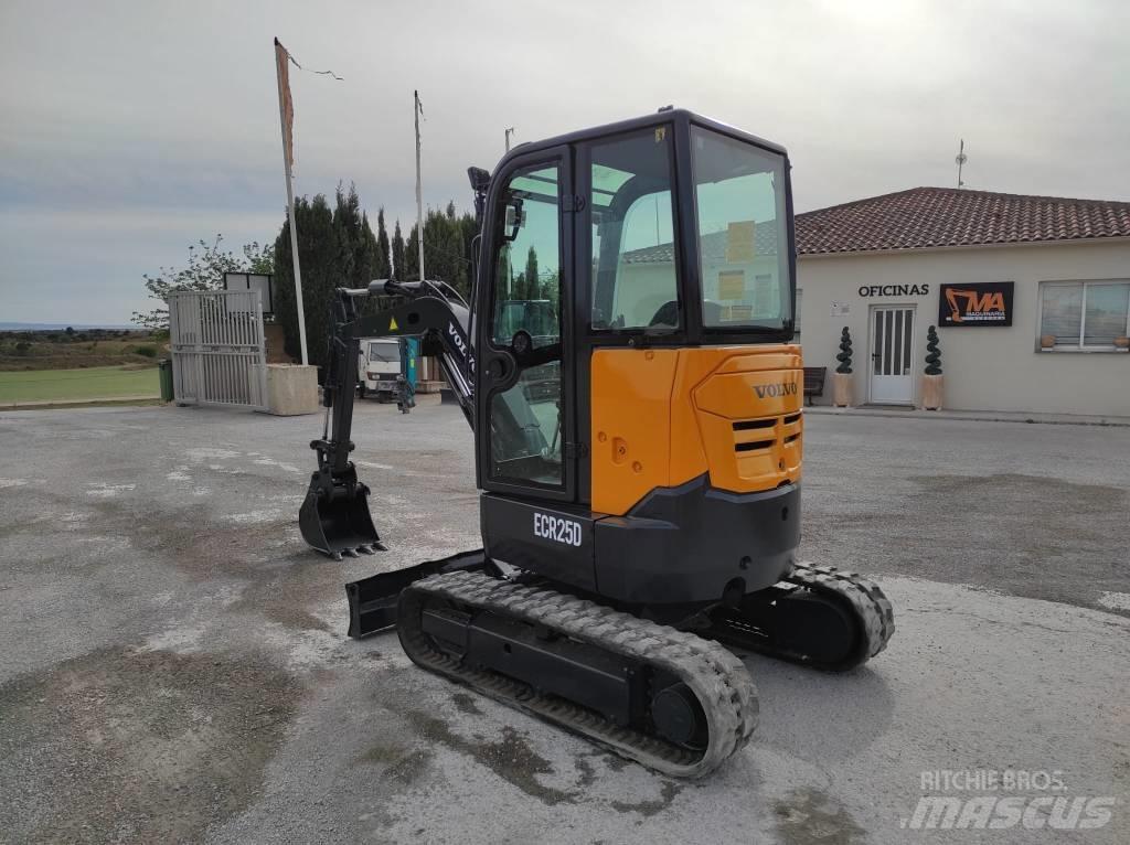 Volvo ECR 25 D 소형 굴삭기 7톤 미만