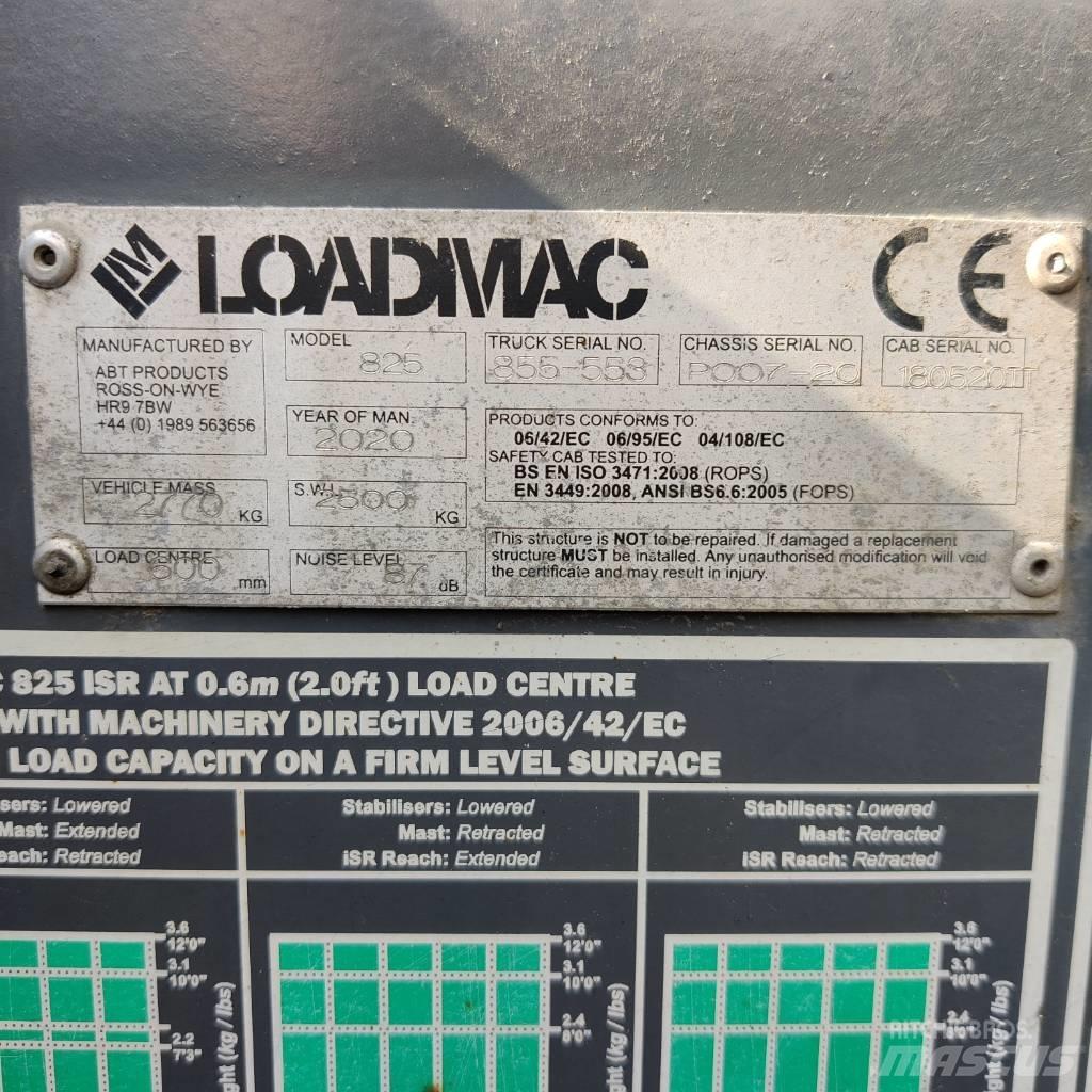  Loadmac 825 트럭 장착 포크리프트