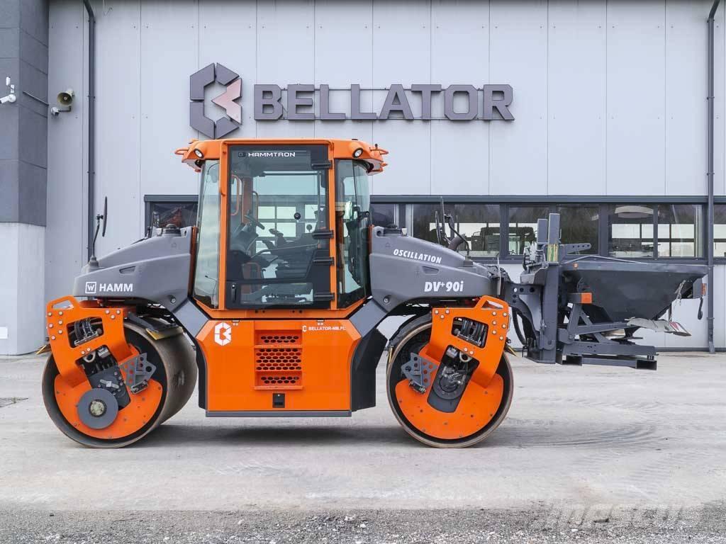 Hamm DV+ 90i VS-OS 트윈 드럼 롤러