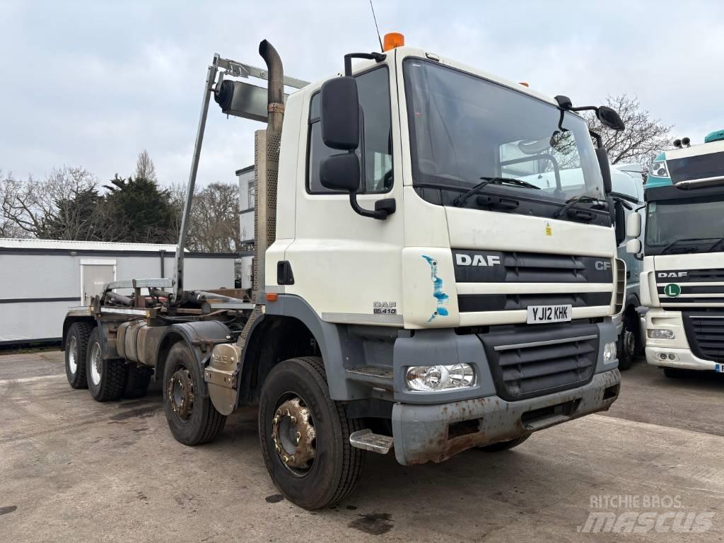 DAF CF 85.410 훅 리프트 트럭