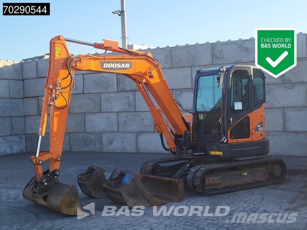 Doosan DX63-3 소형 굴삭기 7톤 미만