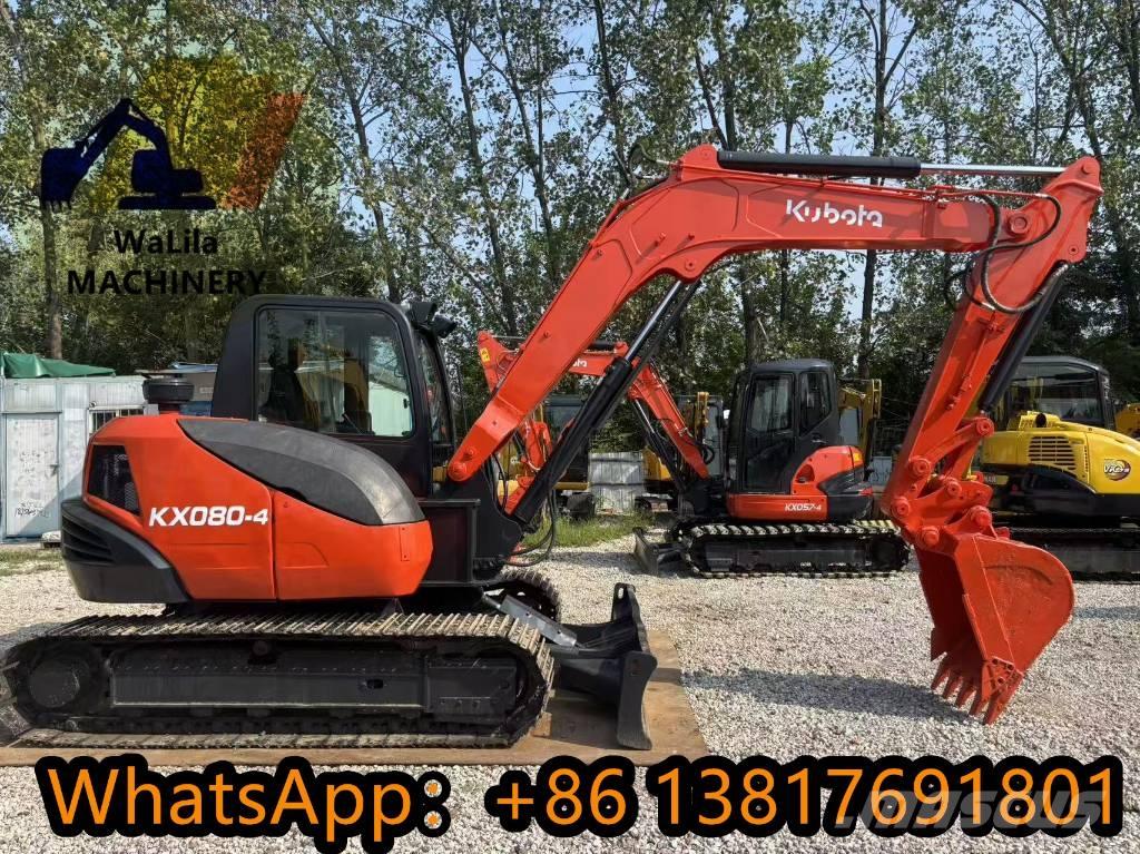 Kubota KX 080-4 소형 굴삭기 7톤 미만