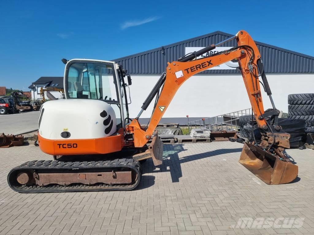 Terex TC 50 소형 굴삭기 7톤 미만